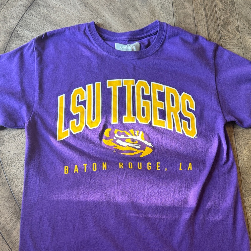 Purple LSU Tigers Graphic Tee (unisex)